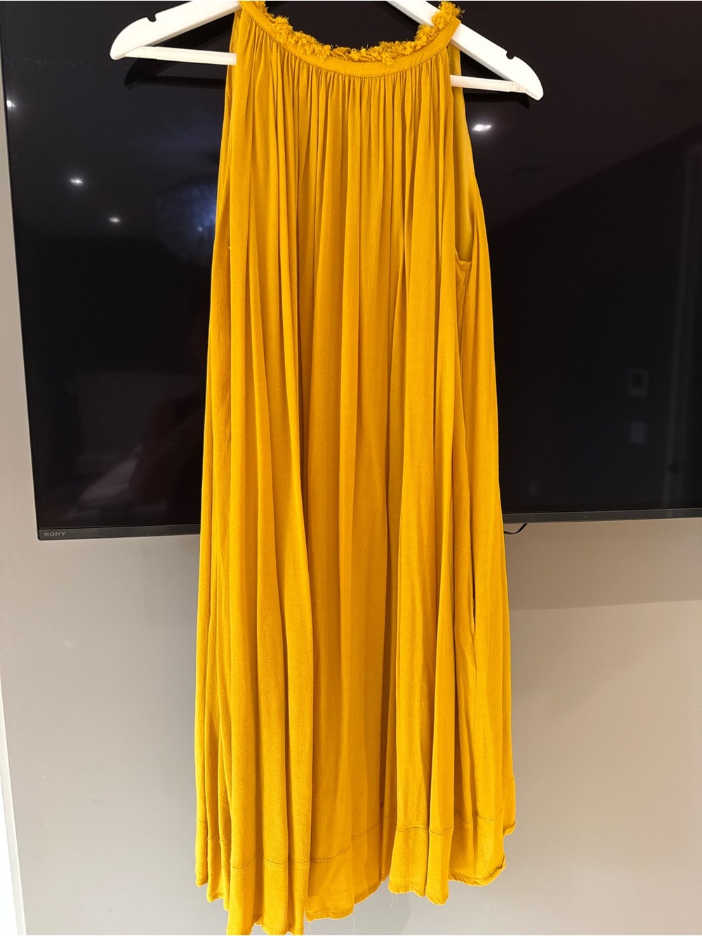 Banana Republic Mustard Yellow Maxi Skirt